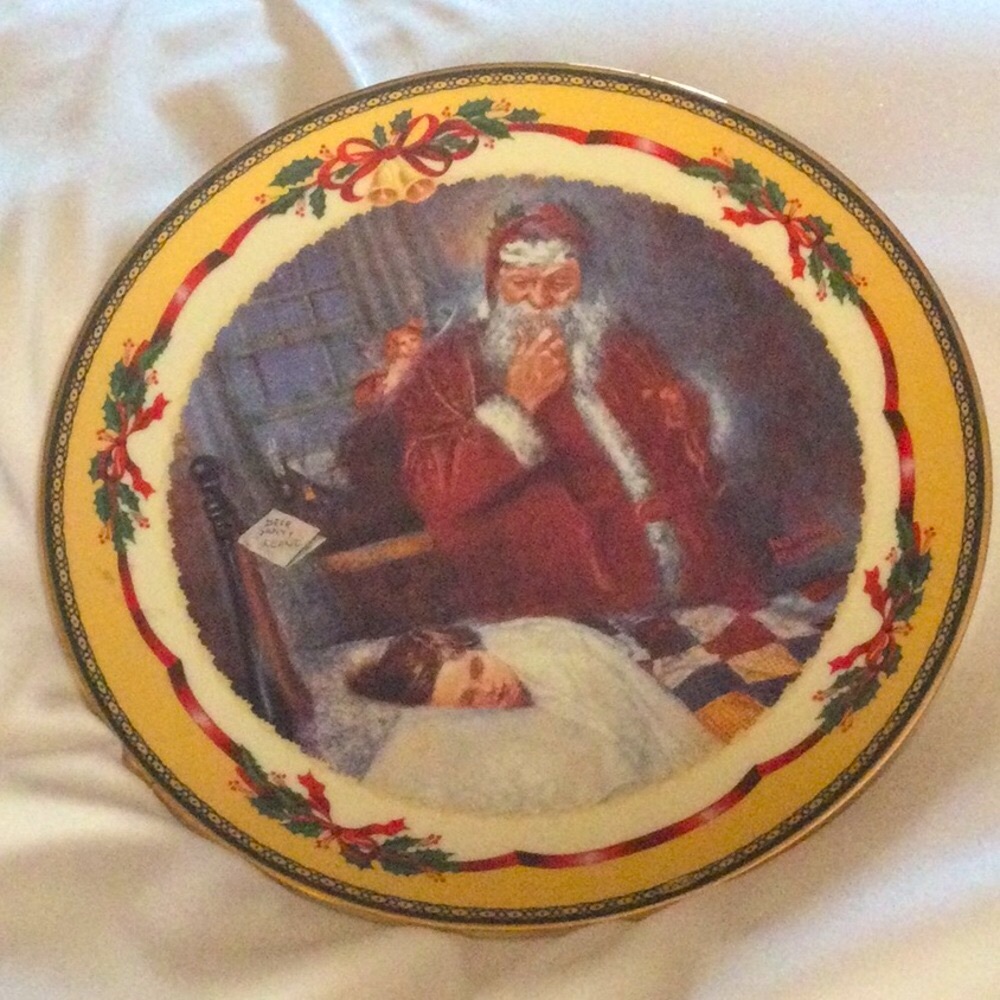3/$10 | Lenox Norman Rockwell Santa Claus Collectible PlateThe Bradford Exchange